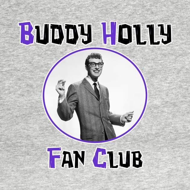 Buddy Holly Fan Club (Purple) by Vandalay Industries